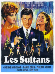 Affiche du film "Les Sultans" (1966) de Jean Delannoy.